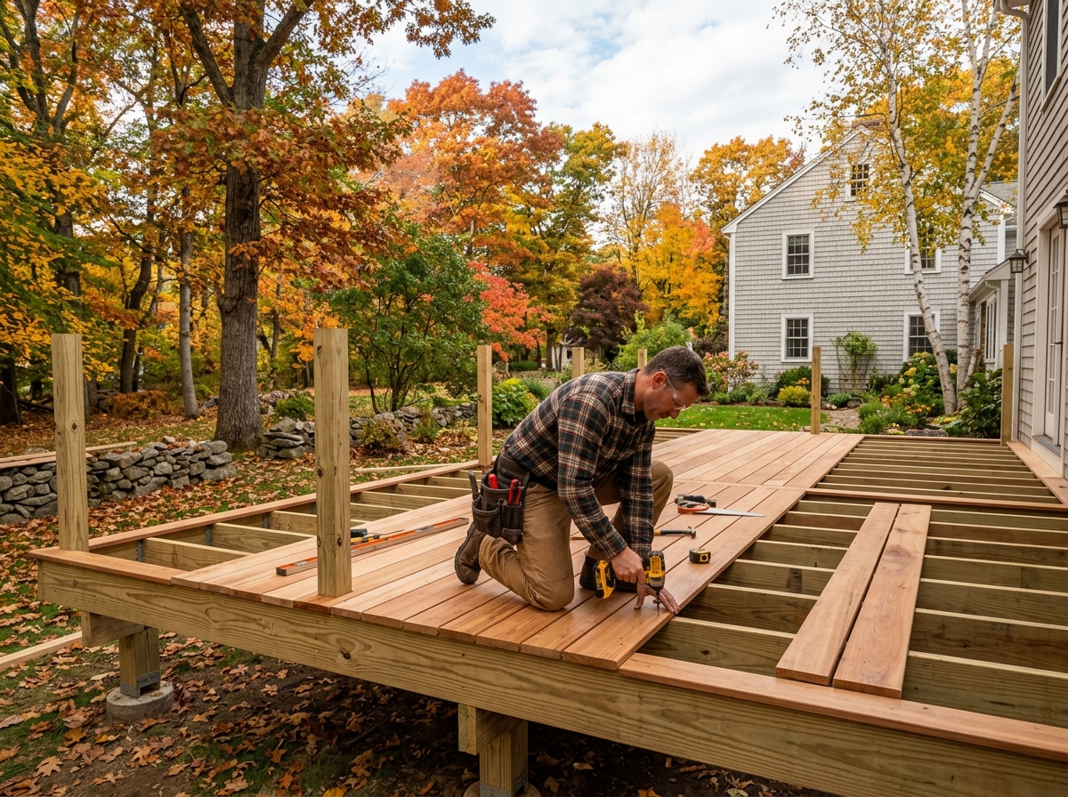 Deck construction in New England