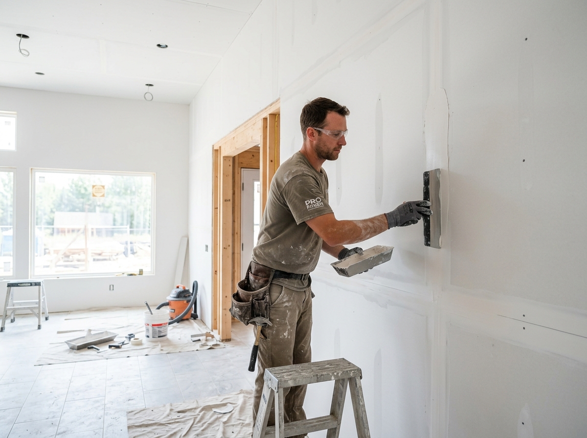 Professional drywall installation